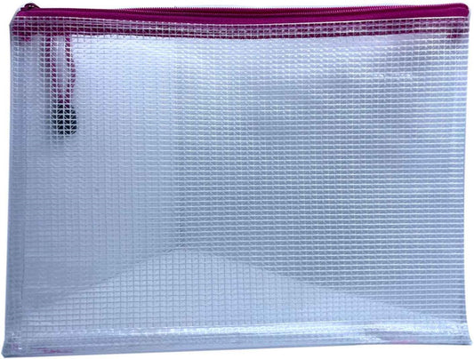 A4 Clear Plastic Folder with Zipper
