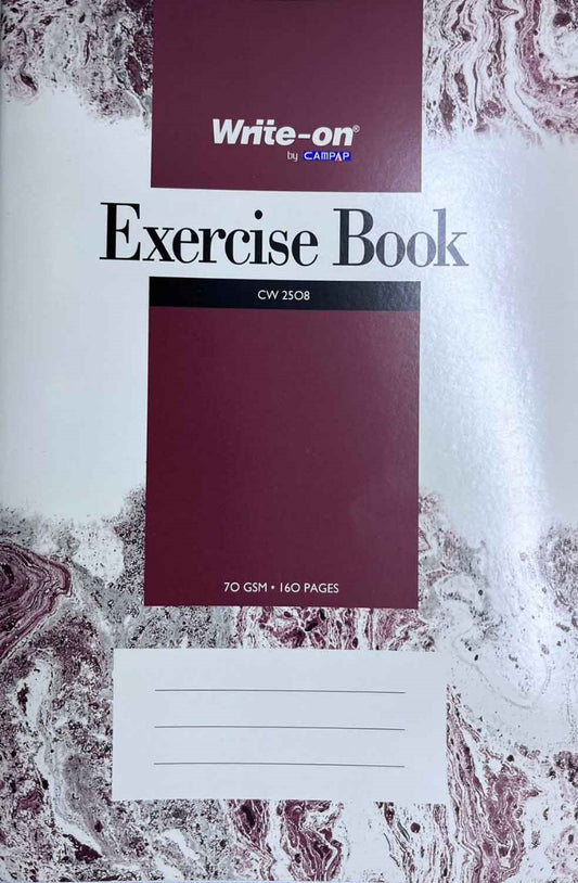 Write-on by Campap Exercise Book 160 pages 70 gsm