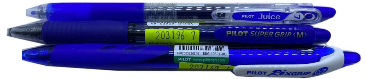 Pilot 0.7mm Variety grip Blue Pen